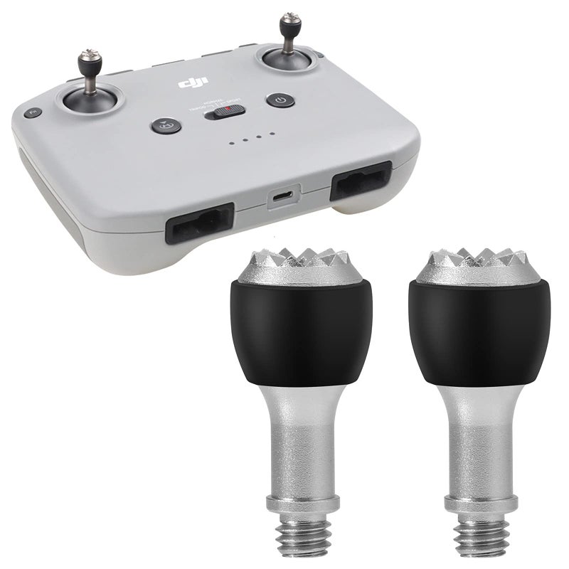 Hanatora RC-N3/N1/N2/N1C Remote Controller Sticks for DJI Neo,Mavic 3,Mini 4K/2 SE,Mini 4/3 Pro,Air 3S/3/2S,Air 2,Metal Aluminum Control Joysticks Thumb Rocker Accessories - Image 1